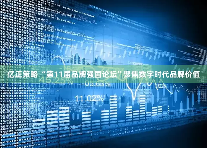亿正策略 “第11届品牌强国论坛”聚焦数字时代品牌价值